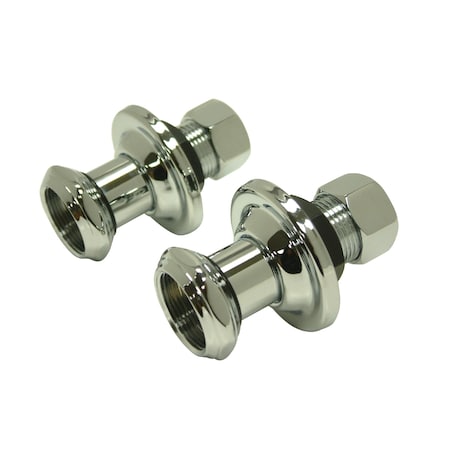 Kingston Brass 1-3/4" Wall Union Extension, Polished Chrome CCU4101